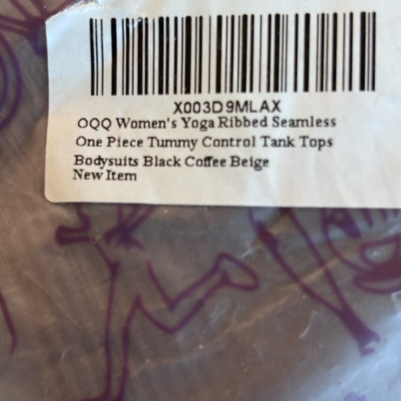 OQQ Women's 3 Piece Bodysuits Sexy Ribbed Sleeveless Shapewear Tank Tops 2025 SM - Picture 8 of 8